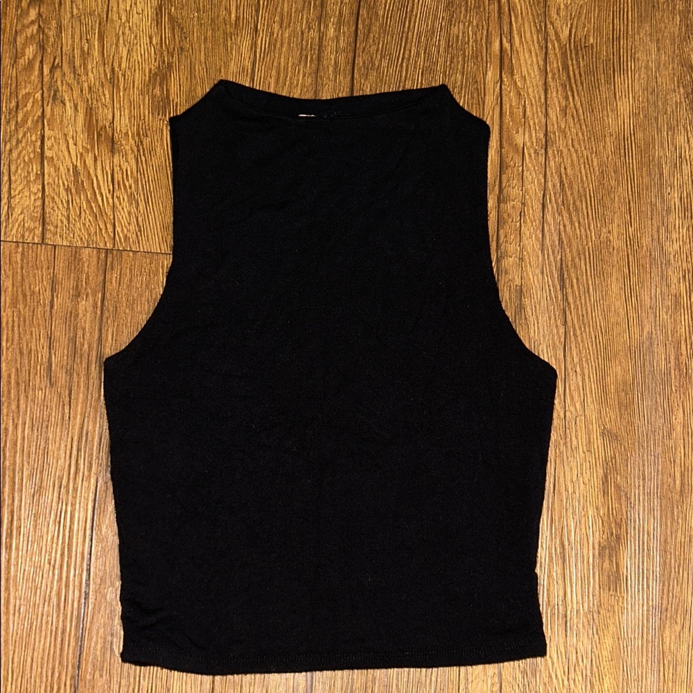 Black Sleeveless Women's Top